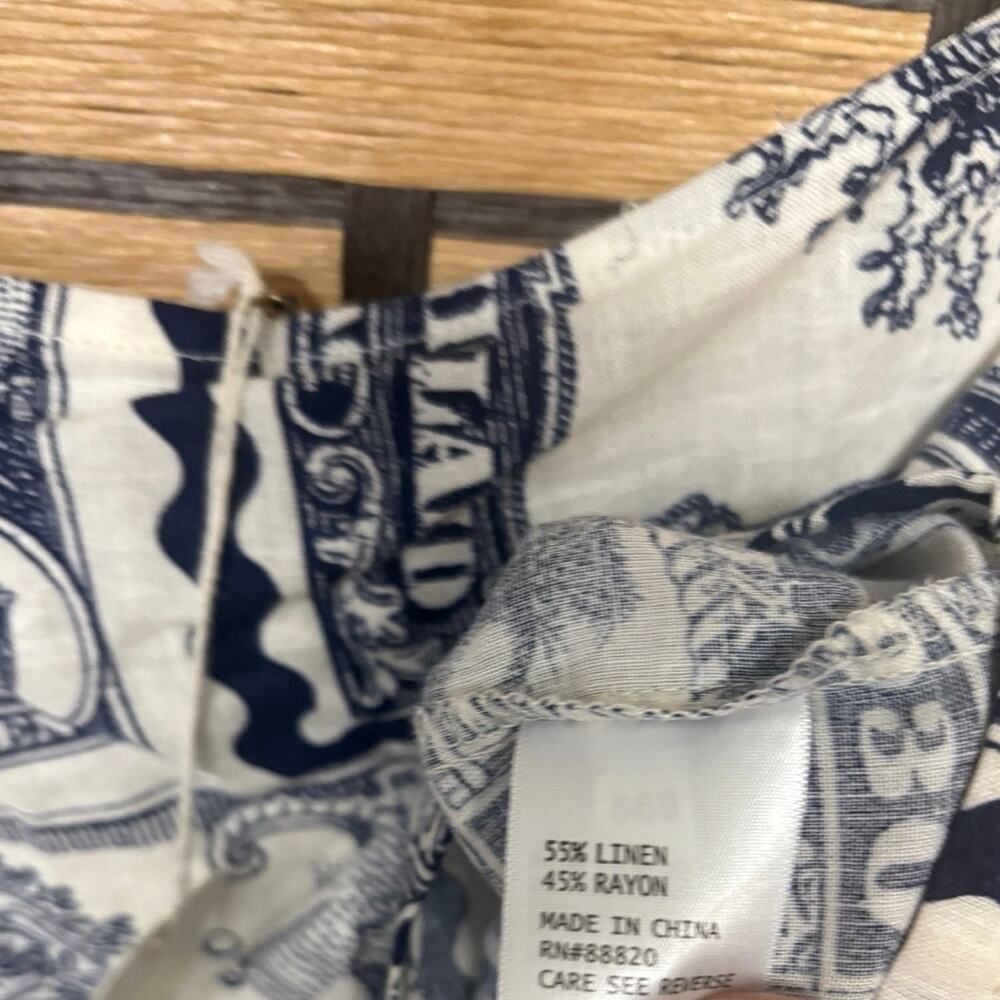 Nicole Miller Navy ANd White Tank‎ Top Size Small - Picture 8 of 8